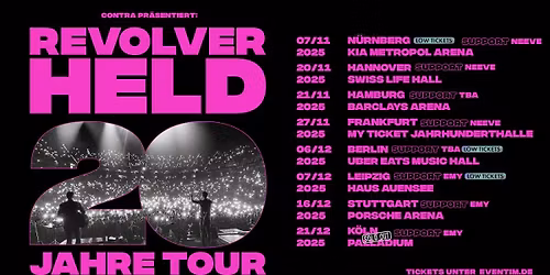 Revolverheld | 20 Jahre Tour | Hamburg