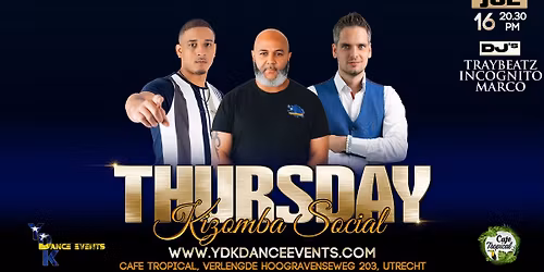  Thursday Kizomba Social | Dj Traybeatz & Dj Incognito & Dj Marco