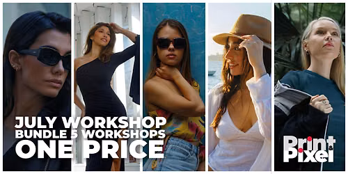 July workshop bundle - 5 x workshops-one price