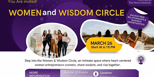 Women & Wisdom Circle for Professional Women & Entrepreneurs