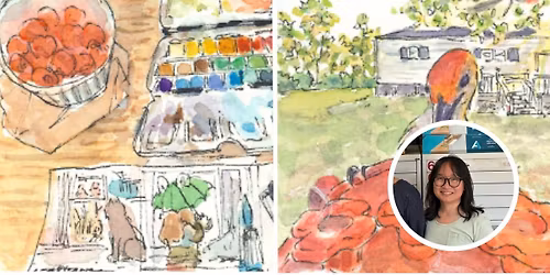 Everyday Sketching: Little Moments in Life with artist in residence Ottavia Huang