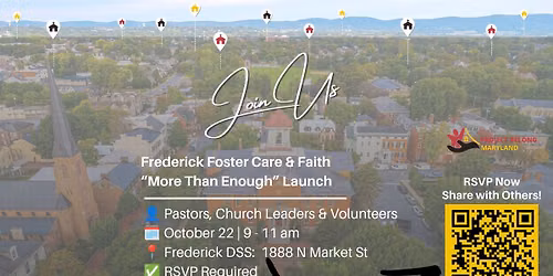 Frederick Foster Care & Faith "More Than Enough" Launch