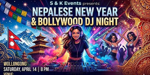 Nepalese New year DJ and Bollywood Night Wollongong @ The Icon