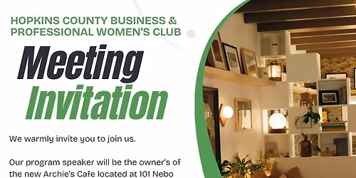 Hopkins County Business & Professional Women's Club