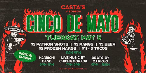 Cinco de Mayo @ Castas at Bodega
