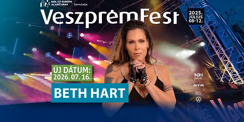 \u00daJ D\u00c1TUM! Beth Hart \u2022 Veszpr\u00e9mFest 2026