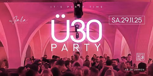 Jala \u00dc30 Party | Sa. 29.11. | Jala regensburg