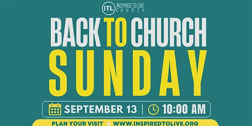 Back To Church Sunday