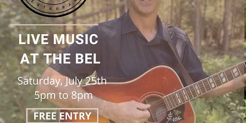 July 25th - Andy Walkow, Live Music at the Belvedere