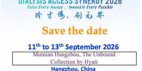 Dialysis Access Synergy 2026