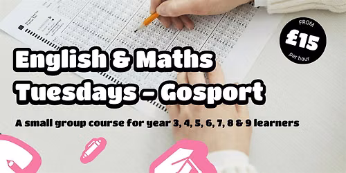 Primary\/Secondary Course (English & Maths), Year 3-9 (Gosport)
