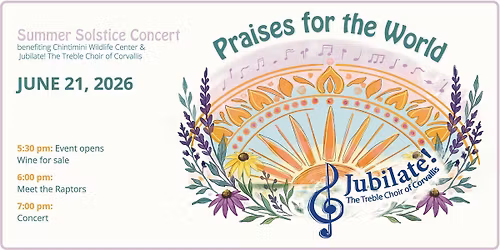 "Praises for the World" a Benefit Concert for Chintimini and Jubilate!