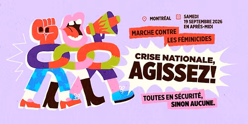 Marche contre les f\u00e9minicides