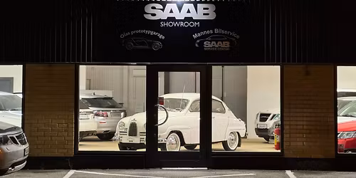 \u00d6ppning av Saab Showroom. 