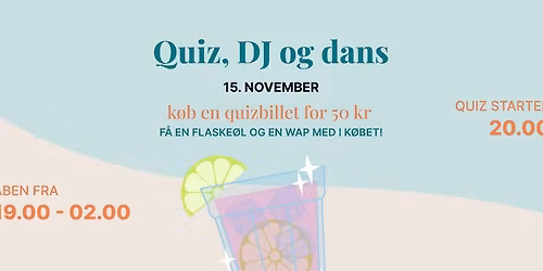 Quiz, DJ og dans med F\u00d8NiKS