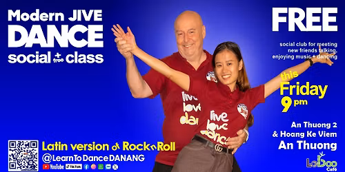 Modern JIVE dance PARTY with FREE introduction class