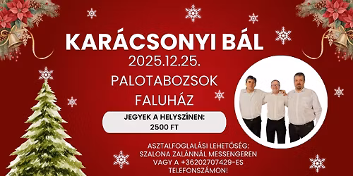 Kar\u00e1csonyi b\u00e1l \/\/ Palotabozsok Faluh\u00e1z 2025.12.25.