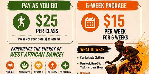 West African Dance Class