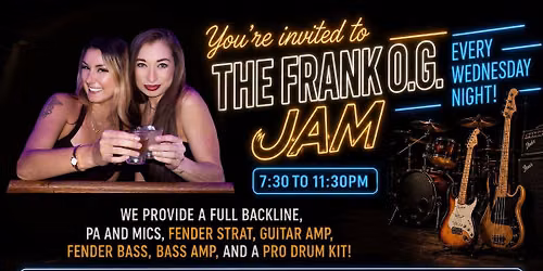THE FRANK O.G. JAM \/ SOCIAL DISTANCE - WED SEPT 9 2026