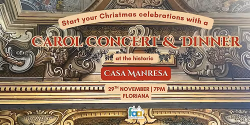 Carol Concert an Dinner