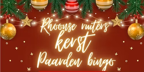 Kerst Paardenbingo