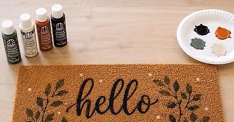 Craft & Sip Night: Fall Door Mats
