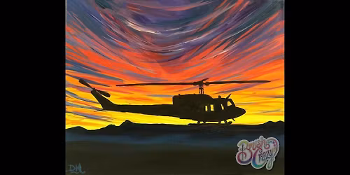 Helicopter Sunset