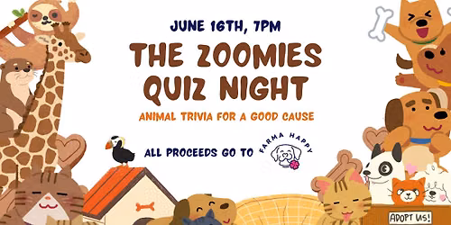 \ud83d\udc3eThe Zoomies Quiz Night\ud83d\udc3e- Charity Fundraiser