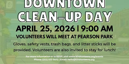 2026 Downtown Clean-Up Day