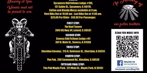 3rd Annual Nick "Opie" Peterson Memorial Bike Run