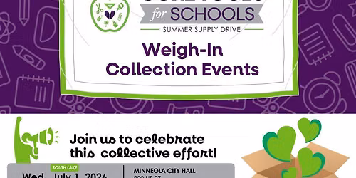 Core Tools for Schools Weigh-In Collection Event (North Lake)