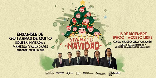 Vivamos la Navidad - Ensamble de Guitarras de Quito. Solista invitada: Vanessa Valladares