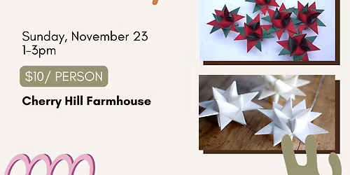 Moravian Stars Workshop