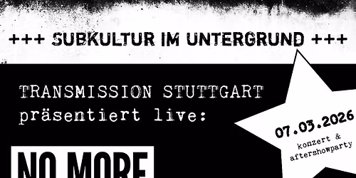 "NO MORE" & "PSYCHE" live im Bunker