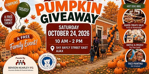 18th Annual Pumpkin Giveaway