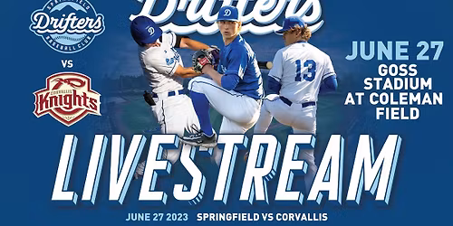 Springfield Drifters at Yakima Valley Pippins Baseball at Yakima County Stadium