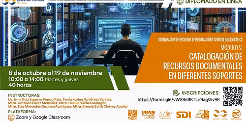 Curso: Catalogaci\u00f3n de Recursos Documentales en Diferentes Soportes