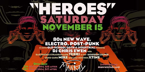 HEROES Saturday November 15