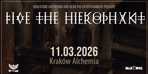 Five The Hierophant \u2022 11.03 \u2022 Krak\u00f3w, Alchemia