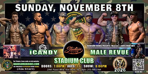 New Bern, NC -  iCandy Male Revue @ Stadium Club