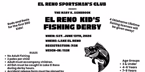 Mary K. Ashbrook El Reno Kid's Fishing Derby