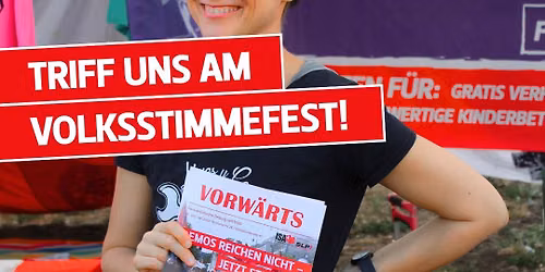 vorw\u00e4rtsstand - am Volkstimmefest 5. und 6. September Jesuitenwiese schau vorbei!
