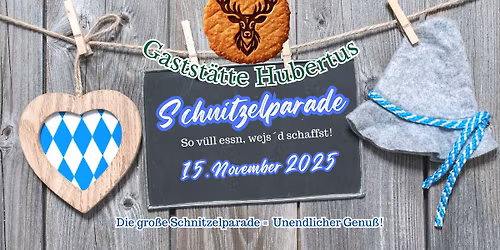 Schnitzelparade - So v\u00fcll essn, wejs\u00b4d schaffst
