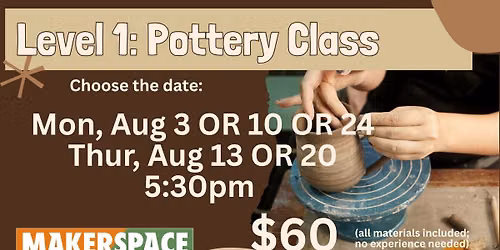 Level 1: Wheel Pottery