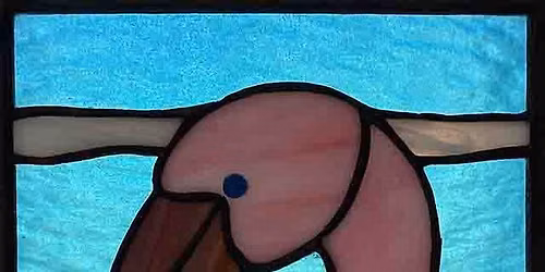 Fancy Flamingo Leaded Glass Class