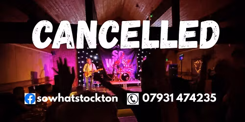 we're NOT at the Dormans on Saturday!!!!