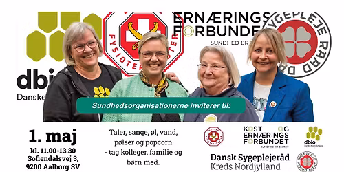 1. maj hos sundhedsorganisationerne