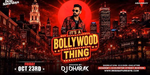 DJ Dharak Live in Boston :  It's A Bollywood Thing