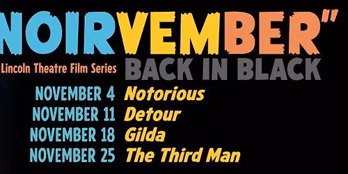 FILM SERIES: NOIRVEMBER