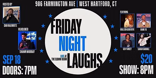 FRIDAY NIGHT LAUGHS at The Elbow Room